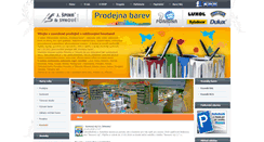 Desktop Screenshot of barvy.spina.cz